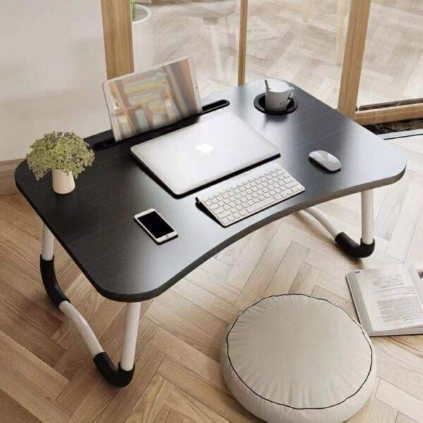 Table De Lit Pliable Multifonction Noir