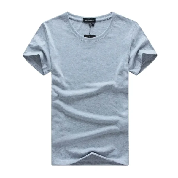 T-shirt Uni Gris Chiné