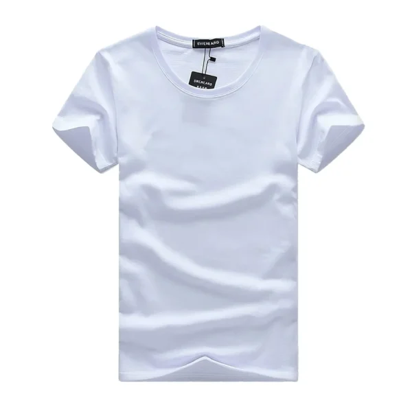 T-shirt Uni Blanc