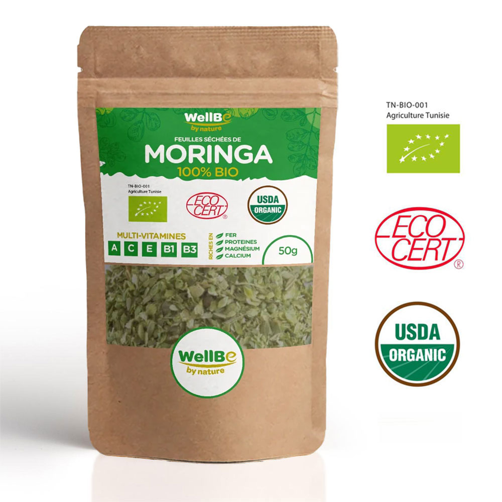 Feuilles de Moringa 100% Bio