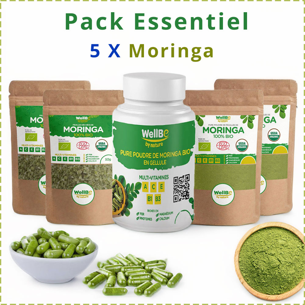 pack essentiel moringa 100% bio