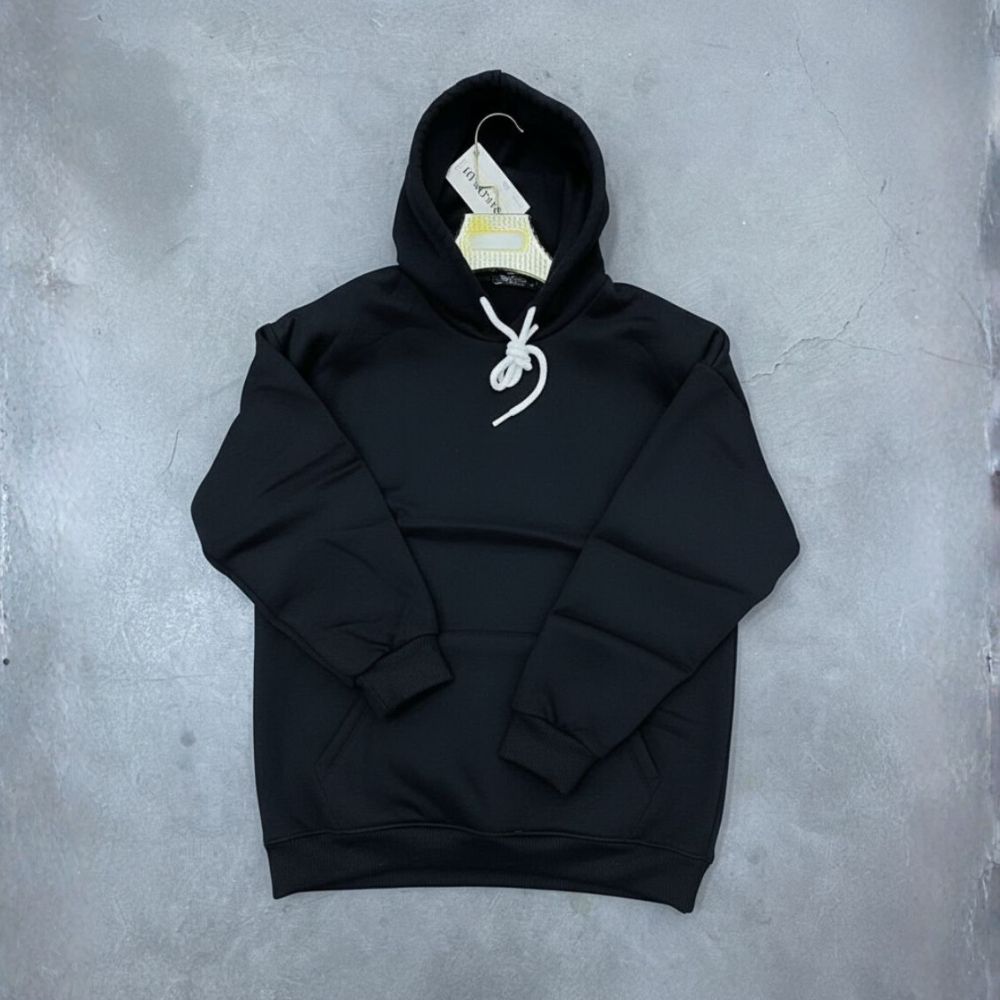 Sweat à Capuche Essentiel - Noir